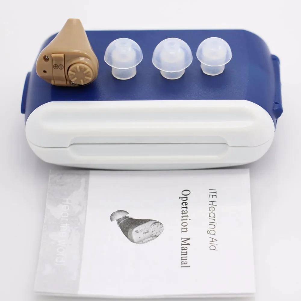 

K-82 Ear Best Sound Amplifier Volume Adjustable Tone Hear Hearing Aids Aid New