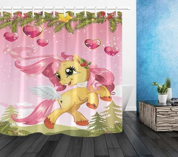 LB Fir Leaves & Magic Unicorn Girl Shower Curtain Christmas Pine Tree & Heart Bathroom Waterproof Fabric For Kids Bathtub Decor
LB Fir Leaves & Magic Unicorn Girl Shower Curtain Christmas Pine Tree & Heart Bathroom Waterproof Fabric For Kids Bathtub Decor