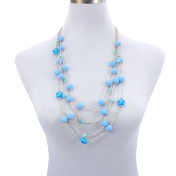 BeUrSelf Bohemian Round Stone Seed Beaded Necklace for Women Long Ethnic Layered Necklace Blue Pink Fashion Jewelry Dropshipping
BeUrSelf Bohemian Round Stone Seed Beaded Necklace for Women Long Ethnic Layered Necklace Blue Pink Fashion Jewelry Dropshipping