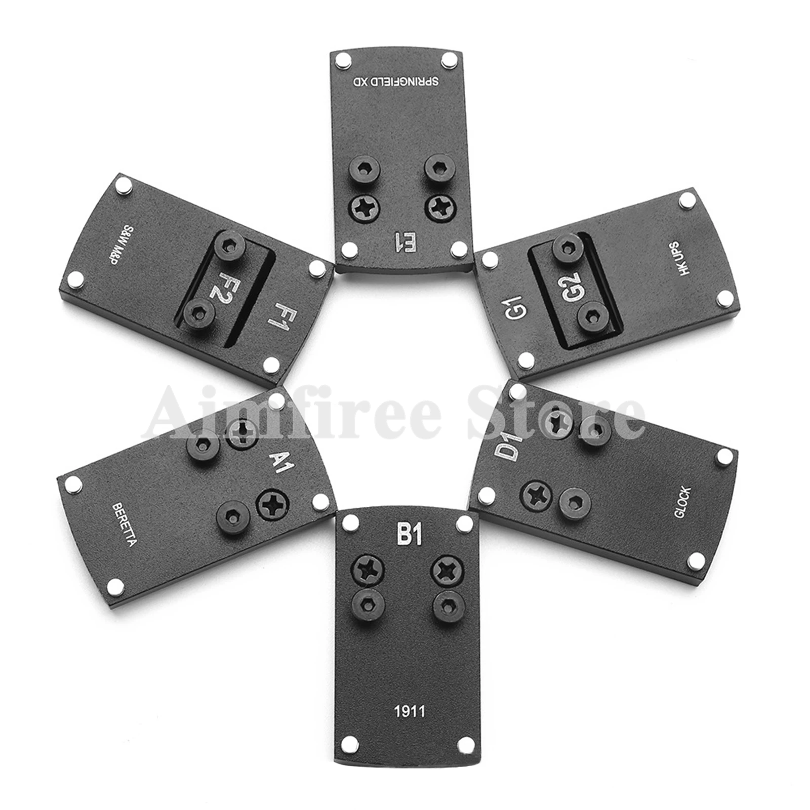 For Beretta 92 Glock 17 19 22 1911 Pistol USP Smith & Wesson M&P Fits Sightmark Burris Vortex Mirco Red Dot Sight Plate Mount
For Beretta 92 Glock 17 19 22 1911 Pistol USP Smith & Wesson M&P Fits Sightmark Burris Vortex Mirco Red Dot Sight Plate Mount