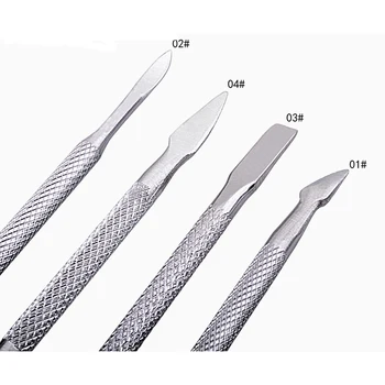 4 stainless steel keratin remover double-sided finger dead skin push nail trim nail nail care toolA002XX
4 stainless steel keratin remover double-sided finger dead skin push nail trim nail nail care toolA002XX