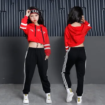 Kids Ballroom Costumes Hip Hop Dance Costumes for Girls Crop Top Clothing Dance Competition Long Sleeve Clothes Exhibition Suits
Kids Ballroom Costumes Hip Hop Dance Costumes for Girls Crop Top Clothing Dance Competition Long Sleeve Clothes Exhibition Suits
