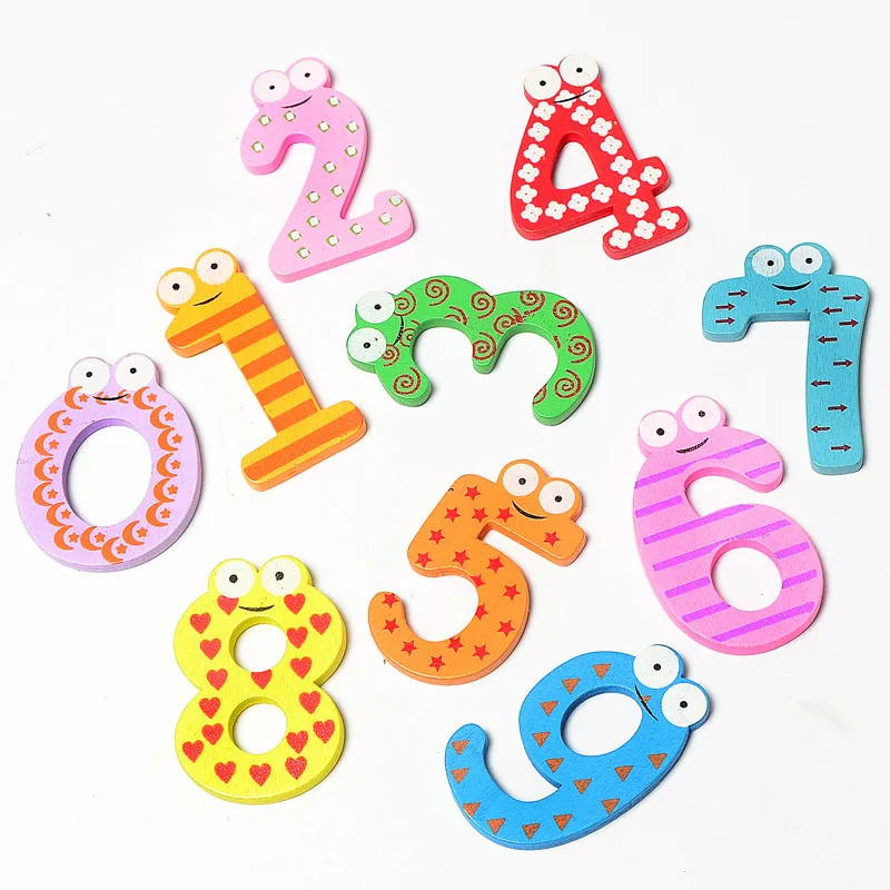 10pcs/lot Digital Magnetic Fridge Magnet Wooden Magnet Early Learning Educational Toys
10pcs/lot Digital Magnetic Fridge Magnet Wooden Magnet Early Learning Educational Toys