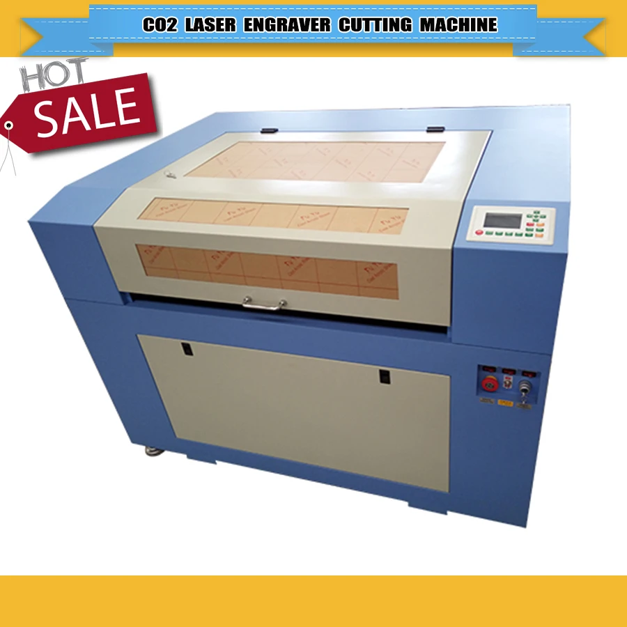 CNC CO2 laser engraving cutting machine 6090/9060 90W Reci laser power with simple rotary used for round object/glass cup
CNC CO2 laser engraving cutting machine 6090/9060 90W Reci laser power with simple rotary used for round object/glass cup