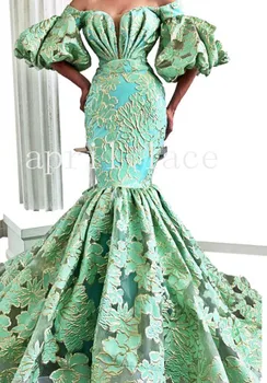 7 yards/bag qq001 green gold mix jacquard lace fabric for sawing bridal wedding dress/ ball gown
7 yards/bag qq001 green gold mix jacquard lace fabric for sawing bridal wedding dress/ ball gown