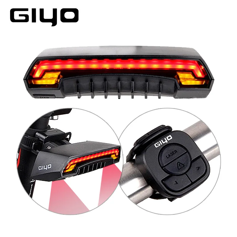 Image Rear Bike light Taillight Safety Warning USB Rechargeable Bicycle Light Tail Lamp Comet LED Cycling Bycicle Light GIYO Hot Sale