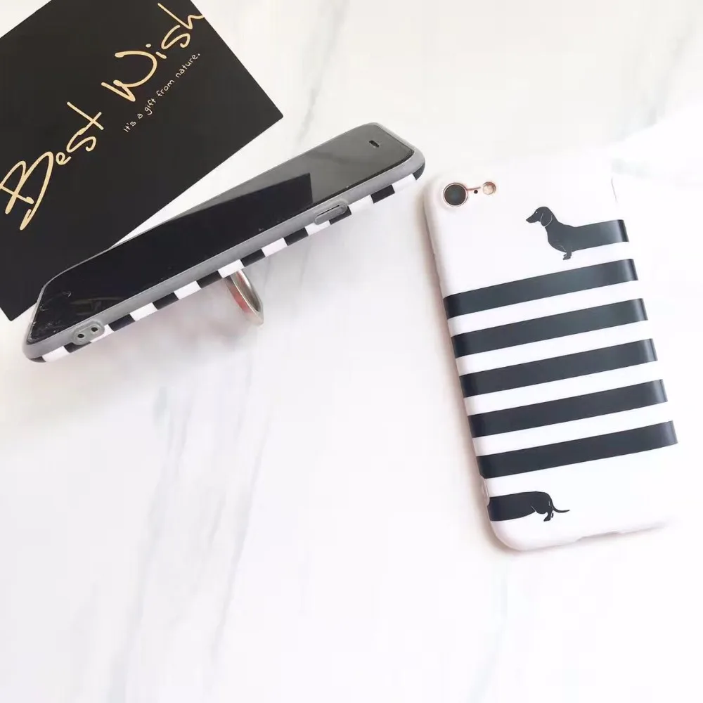 LUDI Brief Soft TPU Funda for iPhone 8 6 7 Plus Cases Dachshund Dog Horizontal Stripes Ring StanderCase for iphone 6s 6 Plus 17 LUDI Brief Soft TPU Funda for iPhone 8 6 7 Plus Cases Dachshund Dog Horizontal Stripes Ring StanderCase for iphone 6s 6 Plus 17
