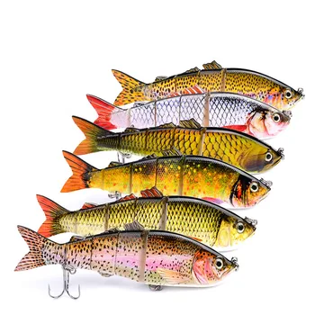1PCS Multi section 5 Segment Fishing Fish Lure Swimbait Crankbait Minnow 22cm/113g
1PCS Multi section 5 Segment Fishing Fish Lure Swimbait Crankbait Minnow 22cm/113g