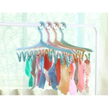 4PCS Multi-purpose Hanger Drying Rack Clothes Clips Anti-skid Storage Hanging Rack Laundry Products for Travel Family Hotel
4PCS Multi-purpose Hanger Drying Rack Clothes Clips Anti-skid Storage Hanging Rack Laundry Products for Travel Family Hotel