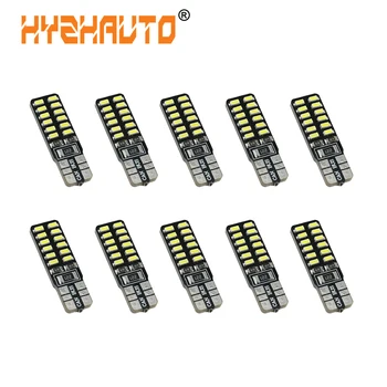 HYZHAUTO 10Pcs T10 LED Light Bulbs 194 W5W CANBUS No Error 24Smd 3014 Auto Car License Plate Lights Dome Reading Light White 12V
HYZHAUTO 10Pcs T10 LED Light Bulbs 194 W5W CANBUS No Error 24Smd 3014 Auto Car License Plate Lights Dome Reading Light White 12V