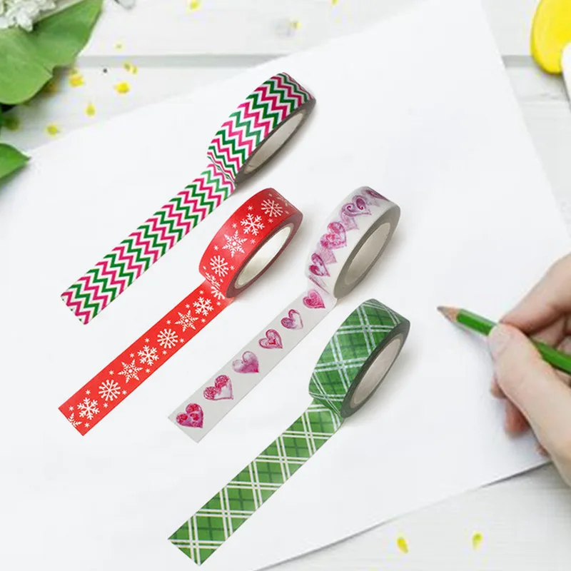 1 Pcs 15mm X 10 M Snow Deer Christmas Tree Decorative Washi Tape DIY Scrapbooking Masking Tape School Office Supply
1 Pcs 15mm X 10 M Snow Deer Christmas Tree Decorative Washi Tape DIY Scrapbooking Masking Tape School Office Supply