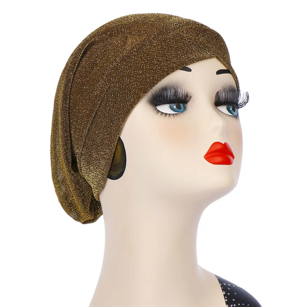 Cross Knotting Head wraps Cancer Chemo Cap Hair Loss Headscarf Hijabs Elegant Ladies Shiny Muslim Hijabs Turban Cap Shimmer
Cross Knotting Head wraps Cancer Chemo Cap Hair Loss Headscarf Hijabs Elegant Ladies Shiny Muslim Hijabs Turban Cap Shimmer