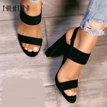 Gladiator Women Sandals Super High Heel Summer Shoes 2019 New Arrivals Open Toe Block Heels Suede Slingback Sandals Casual Shoes
Gladiator Women Sandals Super High Heel Summer Shoes 2019 New Arrivals Open Toe Block Heels Suede Slingback Sandals Casual Shoes