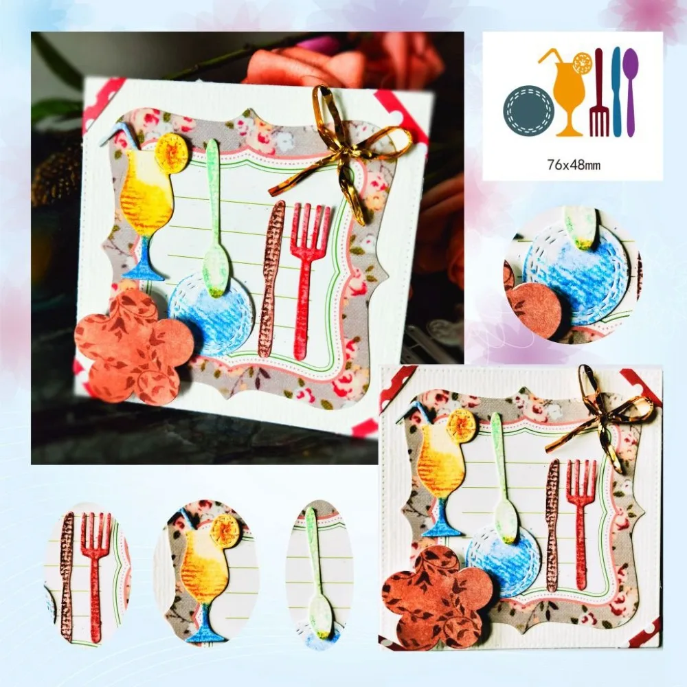 Western Tableware Metal Cutting Dies for Scrapbooking DIY Album Embossing Folder Paper Cards Maker Template Decor Stencils Craft
Western Tableware Metal Cutting Dies for Scrapbooking DIY Album Embossing Folder Paper Cards Maker Template Decor Stencils Craft
