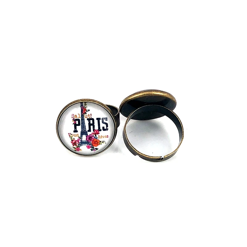 Boho 12mm 14mm 16mm 18mm 20mm Eiffel Tower Round Cabochon Glass Rings for Women Resizable Anillos Mujer Indian Jewelry B18175
Boho 12mm 14mm 16mm 18mm 20mm Eiffel Tower Round Cabochon Glass Rings for Women Resizable Anillos Mujer Indian Jewelry B18175