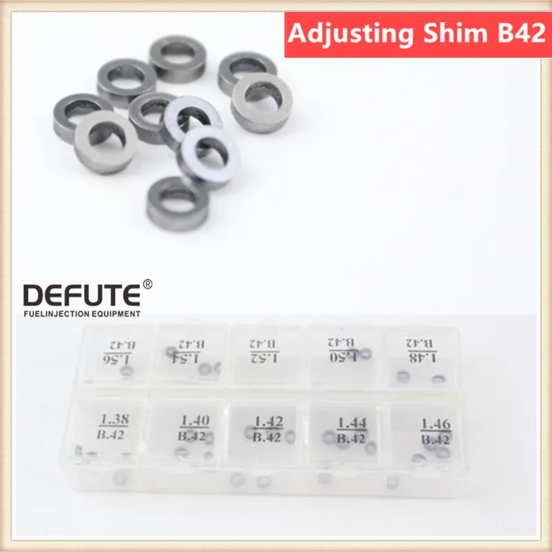 Free Shipping Adjusting Shim B42 Common Rail Injector Adjustment Shim Kits B42 Gasket Washer B42 Injector Repair Shim
Free Shipping Adjusting Shim B42 Common Rail Injector Adjustment Shim Kits B42 Gasket Washer B42 Injector Repair Shim