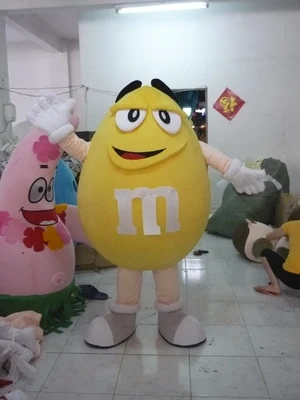 EVA Material Red Yellow Chocolate M Beans Mascot Costume Candy Cartoon Apparel Cosplay Advertisement Halloween Dress
EVA Material Red Yellow Chocolate M Beans Mascot Costume Candy Cartoon Apparel Cosplay Advertisement Halloween Dress