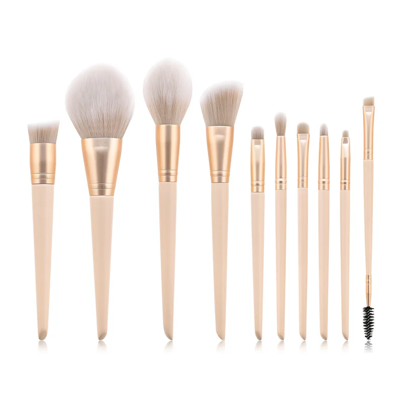 BBL 10 Piece Yellow Makeup Brush Set with High Quality Slant Tail Handle Foundation Blush Concealer Eye Shadow Eyebrow Brush
BBL 10 Piece Yellow Makeup Brush Set with High Quality Slant Tail Handle Foundation Blush Concealer Eye Shadow Eyebrow Brush