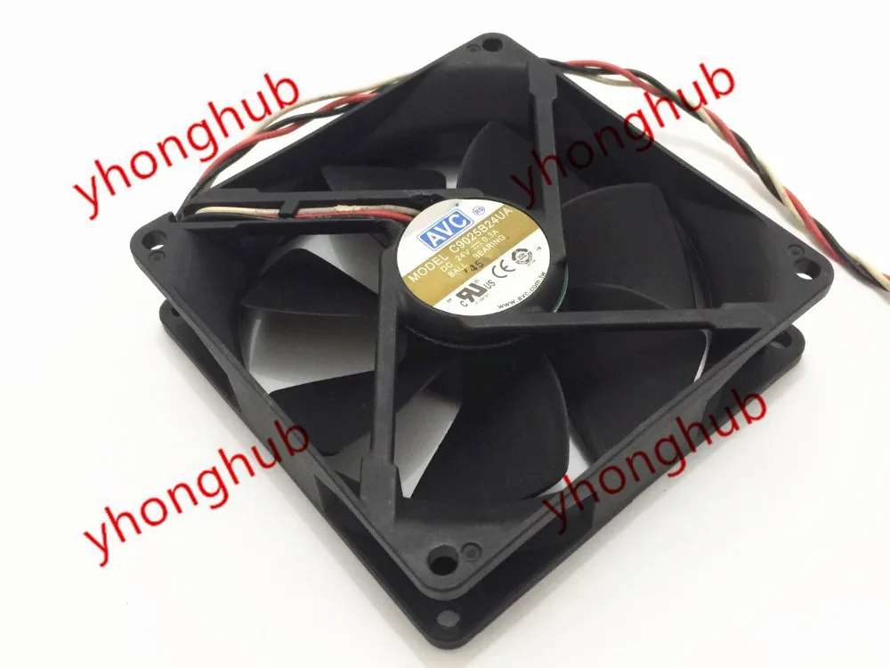 AVC C9025B24UA DC 12В 0.3A 3-проводной 90x90x25 мм вентилятор охлаждения сервера
AVC C9025B24UA DC 12В 0.3A 3-проводной 90x90x25 мм вентилятор охлаждения сервера
