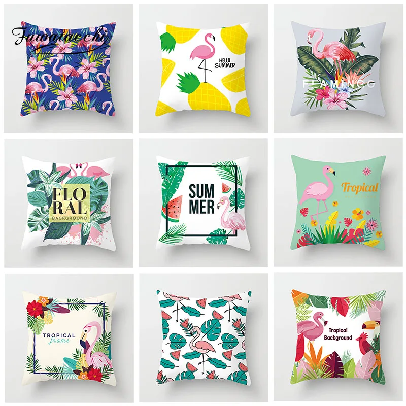 Fuwatacchi Tropical Style Animal Cushion Cover Cute Flamingo Pillow Cover For Sofa Bedroom Chair Decorative Flower Pillowcases
Fuwatacchi Tropical Style Animal Cushion Cover Cute Flamingo Pillow Cover For Sofa Bedroom Chair Decorative Flower Pillowcases