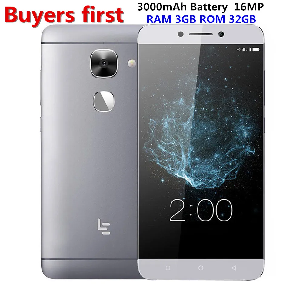 

Letv LeEco Le S3 X526/X522 4G LTE Mobile Phone 3GB RAM 32GB/64GB ROM Snapdragon 652 Octa-core 5.5" 16MP Fingerprint smartphone
