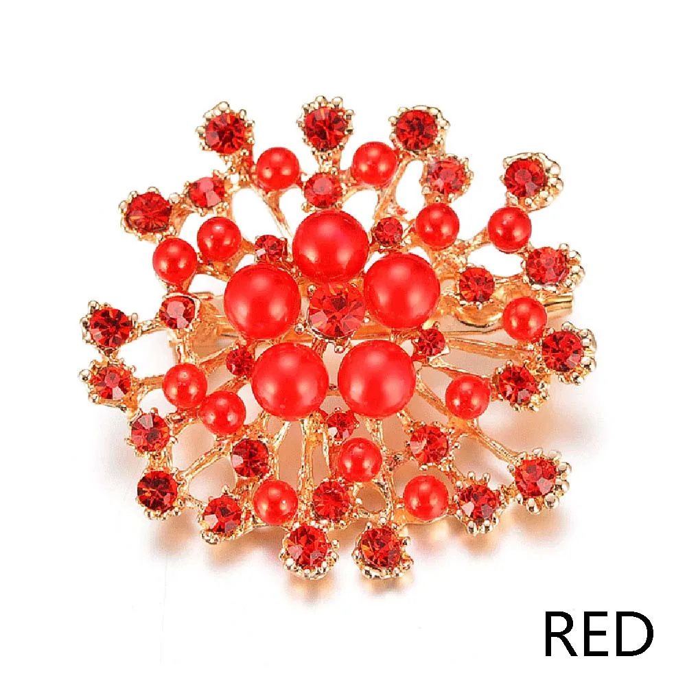 1PCS Women Large Brooches Lady Red Gold Pink Snowflake Imitation Pearls Rhinestones Crystal Wedding Brooch Pin Jewelry Accessory
1PCS Women Large Brooches Lady Red Gold Pink Snowflake Imitation Pearls Rhinestones Crystal Wedding Brooch Pin Jewelry Accessory