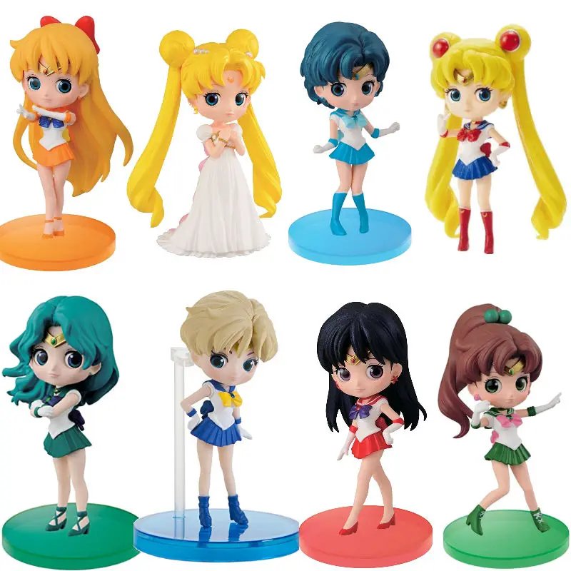 Great Q posket Sailor Moon Tsukino Usagi / Sailor Ami / Sailor Mars Hino Rei PVC Action Figure Toy
Great Q posket Sailor Moon Tsukino Usagi / Sailor Ami / Sailor Mars Hino Rei PVC Action Figure Toy