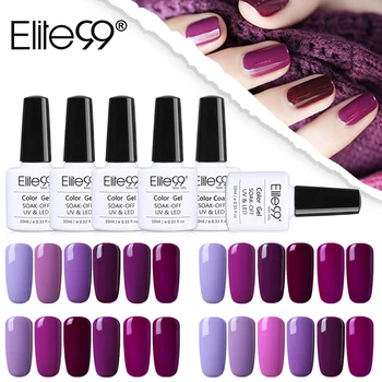Elite99 10ML Nail Art Design Manicure Purple Color 10Ml Soak Off Enamel Gel Polish LED UV Gel Nail Polish Lacquer 6Pieces/Lot
Elite99 10ML Nail Art Design Manicure Purple Color 10Ml Soak Off Enamel Gel Polish LED UV Gel Nail Polish Lacquer 6Pieces/Lot