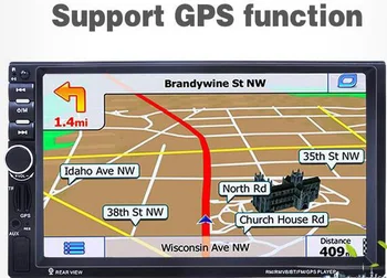 Car MP5 Player GPS Navigation 7" Touch Screen Audio Video Player Support Rearview Camera Support TF USB AUX FM Radio
Car MP5 Player GPS Navigation 7" Touch Screen Audio Video Player Support Rearview Camera Support TF USB AUX FM Radio