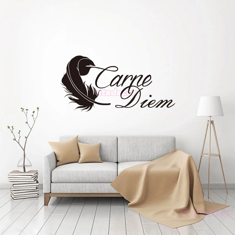 French Citation Carpe Diem Vinyl Wall Stickers Removable Mural Decals Art Mural Wallpaper for Living Room Home Decor 35cm x 75cm
French Citation Carpe Diem Vinyl Wall Stickers Removable Mural Decals Art Mural Wallpaper for Living Room Home Decor 35cm x 75cm