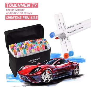 168 Colors TouchNEW T7 Sketch Art Markers Pen Brush Set Dual Headed Oily Alcohol Manga Animation Drawing Painting Art Supplies 
168 Colors TouchNEW T7 Sketch Art Markers Pen Brush Set Dual Headed Oily Alcohol Manga Animation Drawing Painting Art Supplies