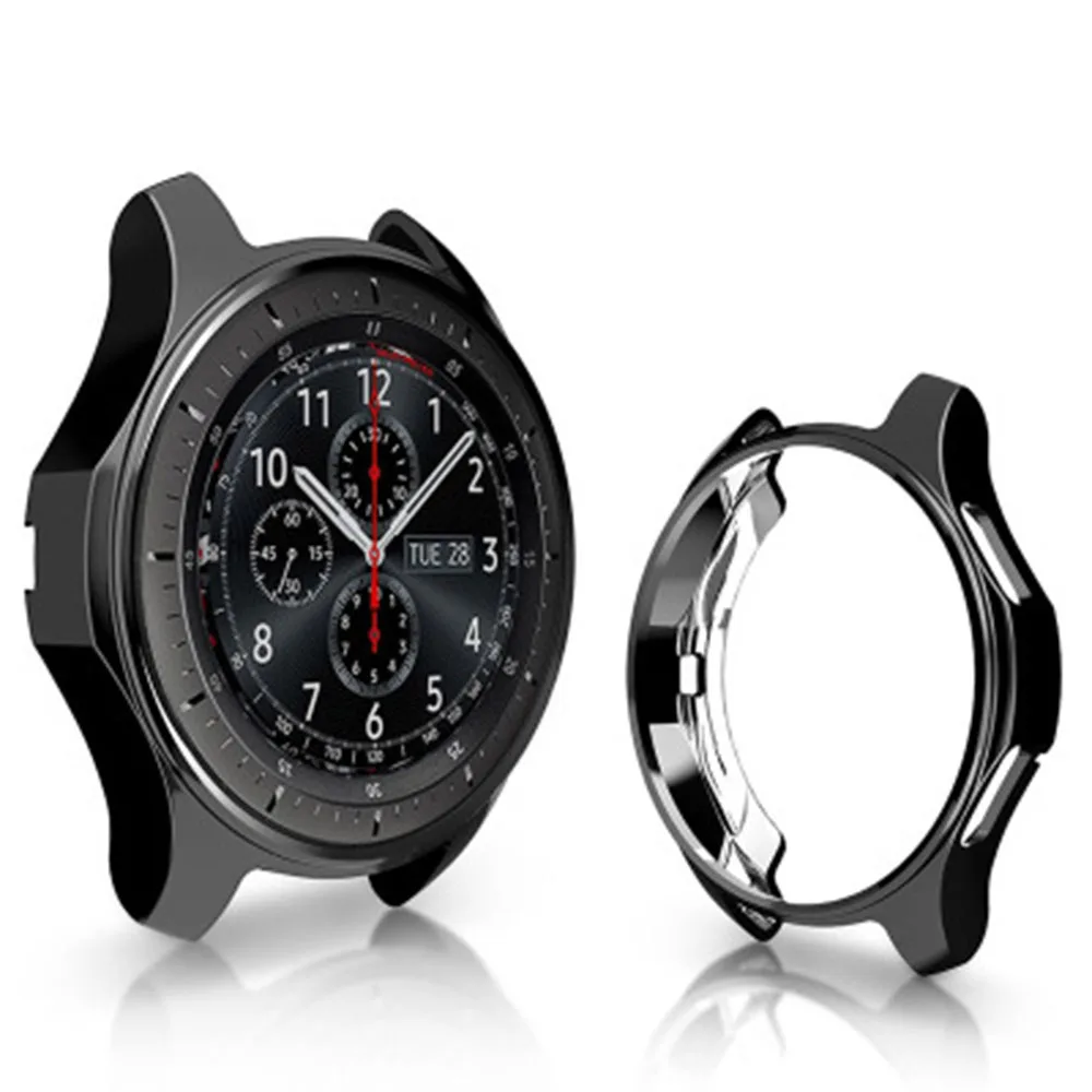 TPU Watch Case Shell Smart Watch Protector Cover for Samsung Gear S3 Border Replacement Protective Cover Frame
TPU Watch Case Shell Smart Watch Protector Cover for Samsung Gear S3 Border Replacement Protective Cover Frame