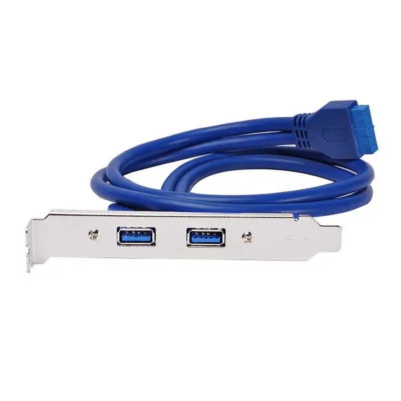 USB3.0 data cable motherboard 20p to dual usb3.0 patch cord with ear 0.5m lockable bezel DIY
USB3.0 data cable motherboard 20p to dual usb3.0 patch cord with ear 0.5m lockable bezel DIY