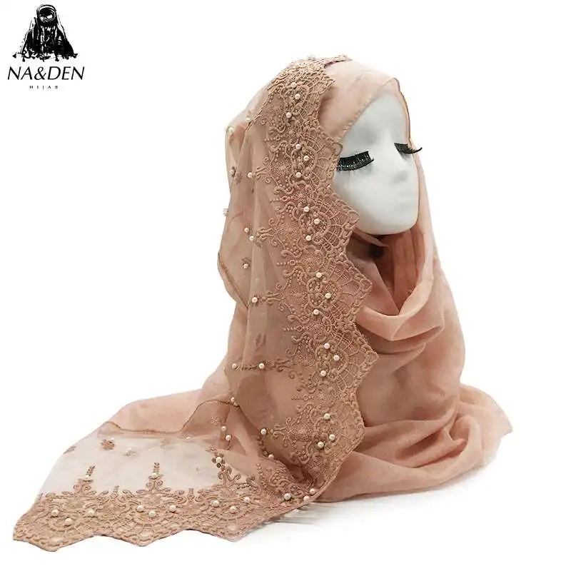 1PC Solid viscose scarf with lace pearl scarves muslim women hijab patchwork striped eid bandana shawl fast shipping 10Colors
1PC Solid viscose scarf with lace pearl scarves muslim women hijab patchwork striped eid bandana shawl fast shipping 10Colors