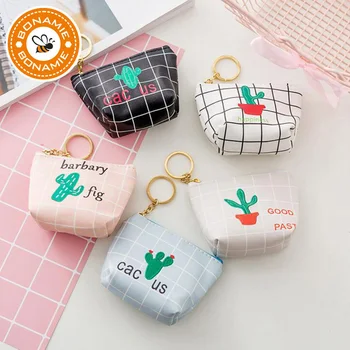 BONAMIE Leather Girl Small Cute Kids Coin Wallet Cartoon Women Lattice Coin Purse Money Pouch Cactus Change Pouch Key Holder Bag
BONAMIE Leather Girl Small Cute Kids Coin Wallet Cartoon Women Lattice Coin Purse Money Pouch Cactus Change Pouch Key Holder Bag
