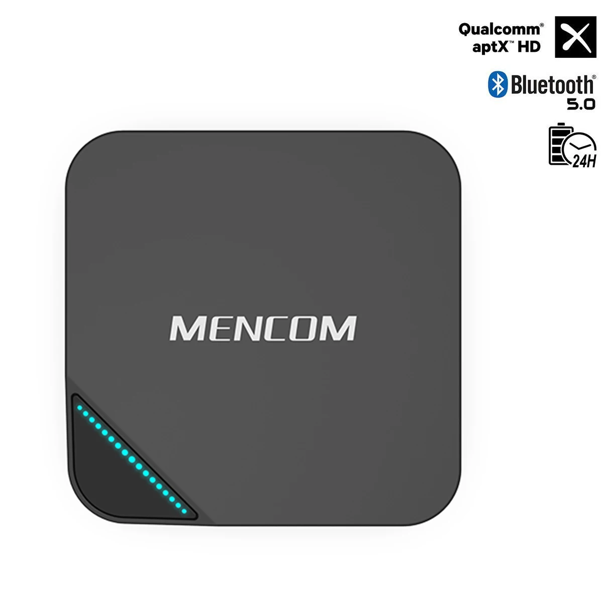 Qualcomm aptx HD Bluetooth 5.0 Transmitter and Receiver Wireless Audio Adapter for TV/Home Stereo System - aptX Low Latency
Qualcomm aptx HD Bluetooth 5.0 Transmitter and Receiver Wireless Audio Adapter for TV/Home Stereo System - aptX Low Latency