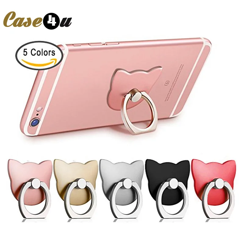 Universal Cartoon 360 Degree Finger Ring Mobile Phone Smartphone Stand Holder For iPhone X 8 7 6 Bear/Cat Head Ring Hook Bracket
Universal Cartoon 360 Degree Finger Ring Mobile Phone Smartphone Stand Holder For iPhone X 8 7 6 Bear/Cat Head Ring Hook Bracket