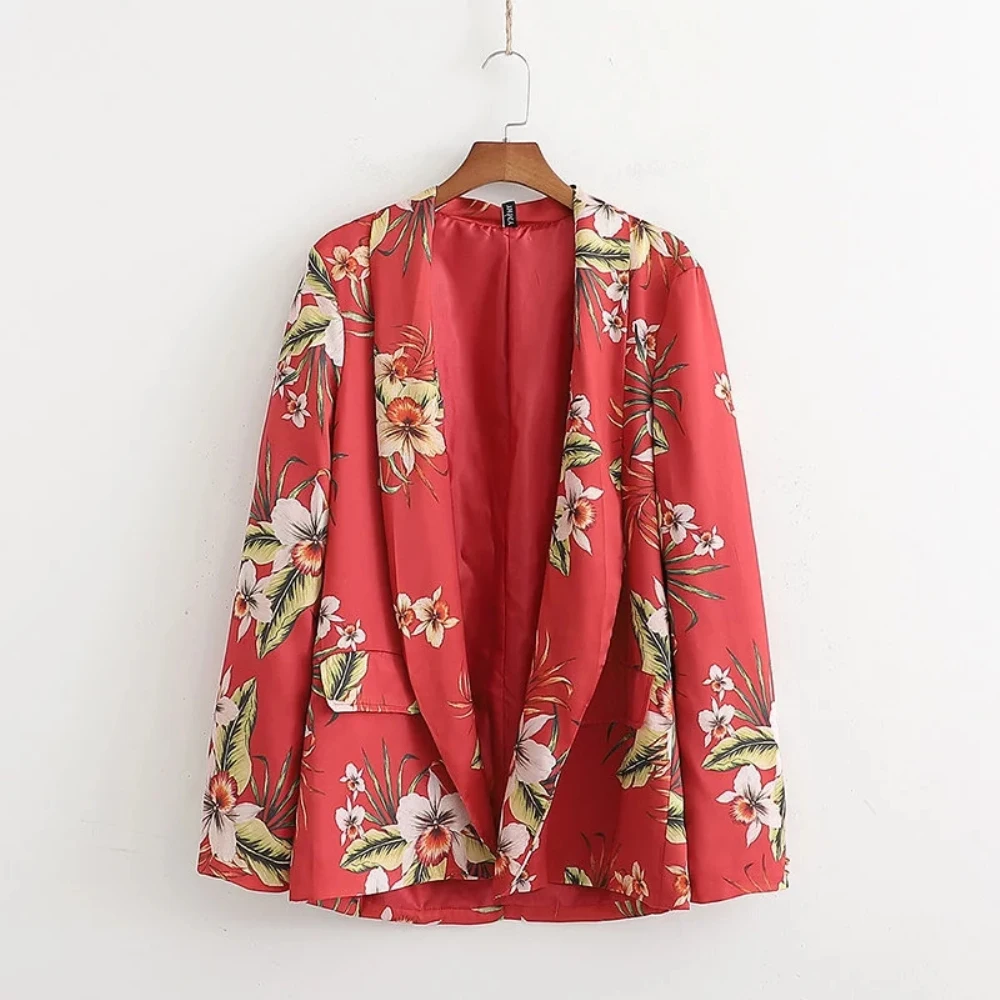 Klacwaya women red floral blazer suit 2019 spring-autumn ladies chic slim casual blazers stain jackets girls loose suit outfit
Klacwaya women red floral blazer suit 2019 spring-autumn ladies chic slim casual blazers stain jackets girls loose suit outfit