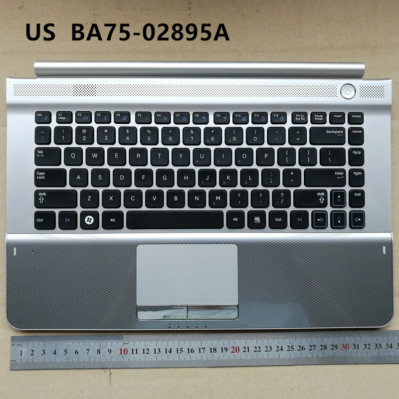 US new laptop keyboard with touchpad palmrest for Samsung RC410 RC420 RC411 BA75-02893A
US new laptop keyboard with touchpad palmrest for Samsung RC410 RC420 RC411 BA75-02893A