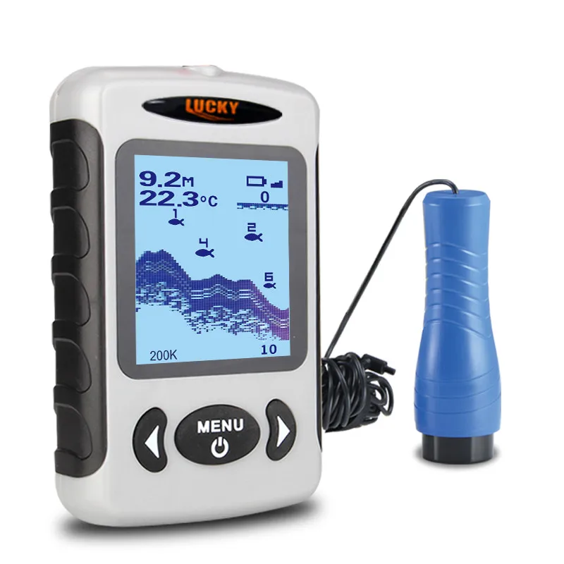 LUCKY FF718D-Ice 2.2inch LCD Portable Fish Finder Outdoor 200KHz/83KHz Dual Sonar Frequency 100M Fish Detector for Ice Fishing
LUCKY FF718D-Ice 2.2inch LCD Portable Fish Finder Outdoor 200KHz/83KHz Dual Sonar Frequency 100M Fish Detector for Ice Fishing