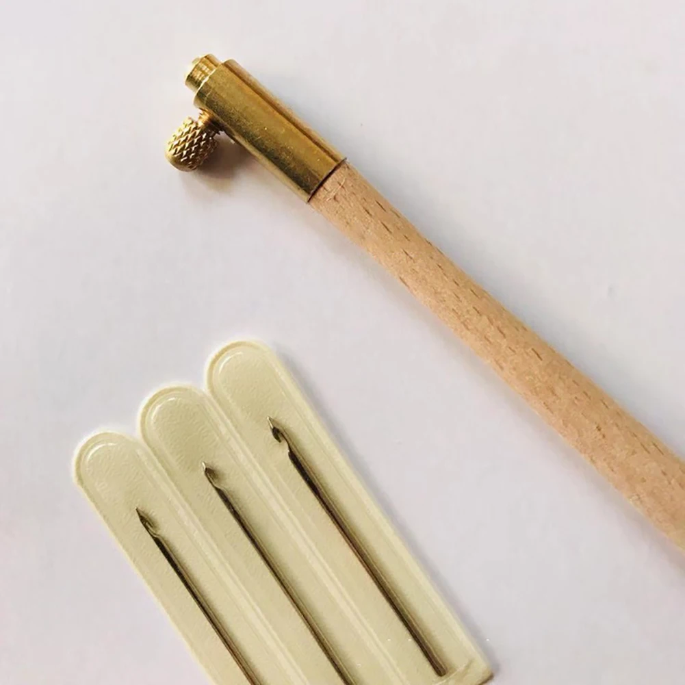 Craft French DIY With 3 Needles Embroidery Knitting Beading Hoop Sewing Tool Lightweight Tambour Crochet Hook Wooden Handle
Craft French DIY With 3 Needles Embroidery Knitting Beading Hoop Sewing Tool Lightweight Tambour Crochet Hook Wooden Handle