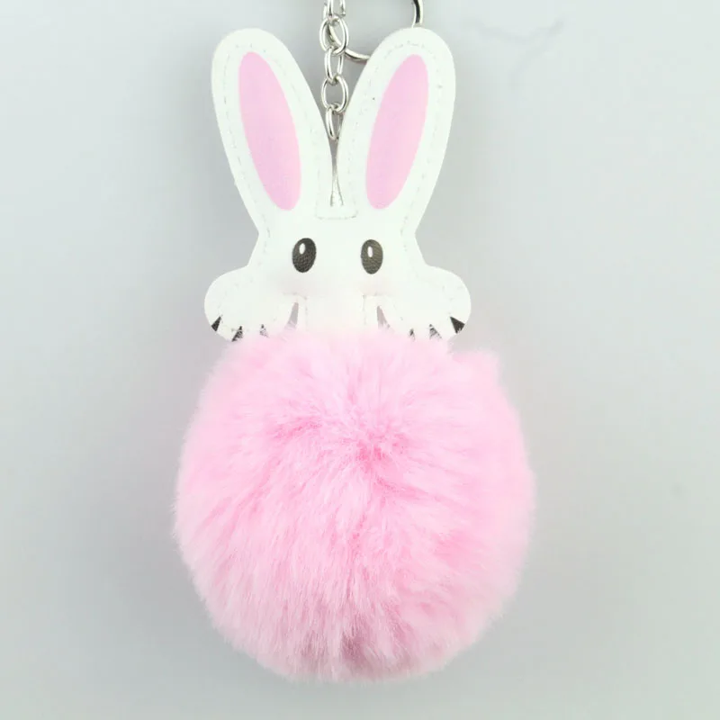 PINXIU Fashion Faux Leather Fur Pom Pom Rabbit Hair Bulb Bag Ball rabbit Keyring Women Lovely Fluffy Animal Key Chain YSK22
PINXIU Fashion Faux Leather Fur Pom Pom Rabbit Hair Bulb Bag Ball rabbit Keyring Women Lovely Fluffy Animal Key Chain YSK22