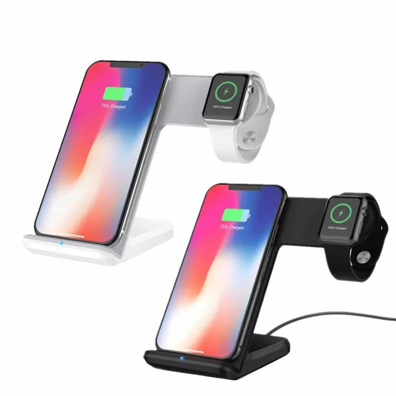 DJYG Wireless Charger Mobile Phone Watch 2 IN 1 Fast Quick Charge Dock Holder for Iphone X/8/8Plus/8+ for Apple Watch 2 /3
DJYG Wireless Charger Mobile Phone Watch 2 IN 1 Fast Quick Charge Dock Holder for Iphone X/8/8Plus/8+ for Apple Watch 2 /3