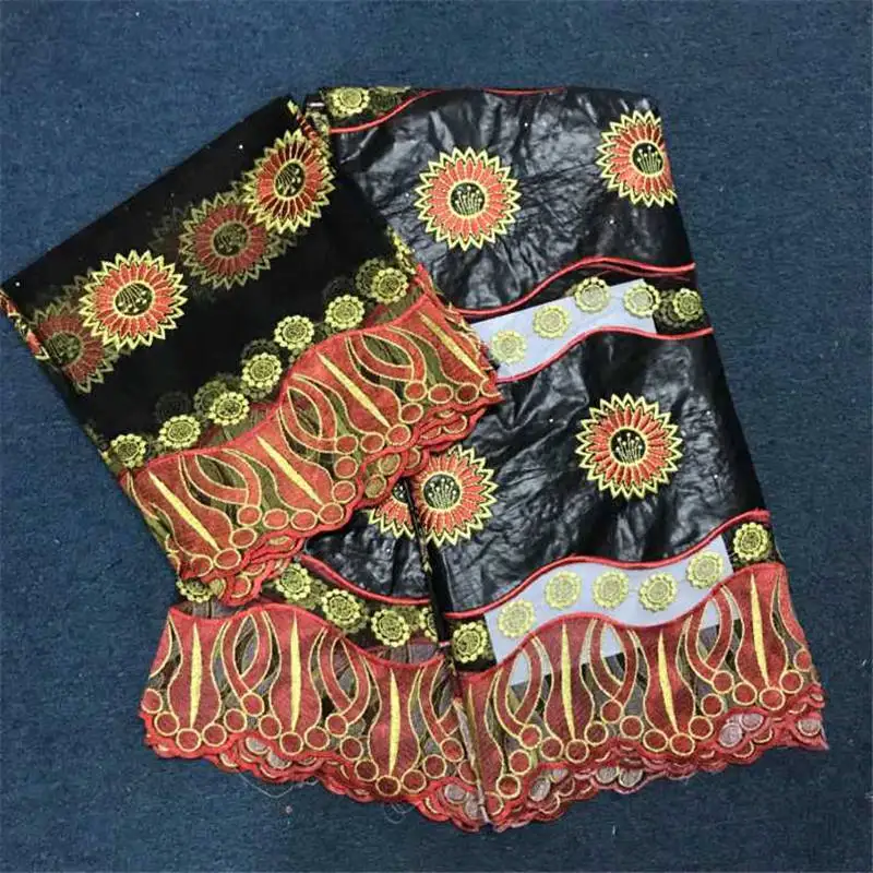 New Nigerian Guinea Brocade Design african black bazin riche fabric with Embroidery for ladies cloth
New Nigerian Guinea Brocade Design african black bazin riche fabric with Embroidery for ladies cloth
