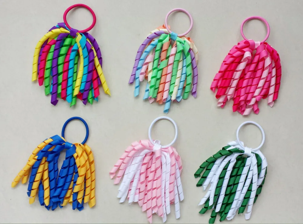 100PCS 5" A-korker ponytail holders streamer mix color corker hair bows hair ties hair bobbles hair accessories Hairwear PD002
100PCS 5" A-korker ponytail holders streamer mix color corker hair bows hair ties hair bobbles hair accessories Hairwear PD002