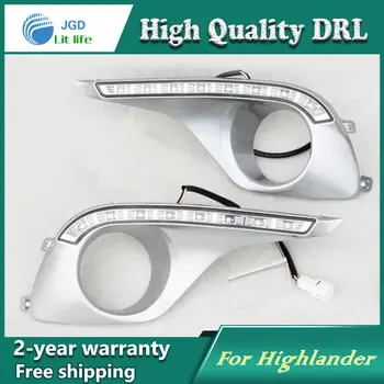 Free shipping ! 12V 6000k LED DRL Daytime running light case for Toyota Highlander fog lamp frame Fog light Car styling
Free shipping ! 12V 6000k LED DRL Daytime running light case for Toyota Highlander fog lamp frame Fog light Car styling