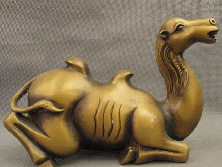 S3114 10" Folk Chinese Bronze Decoration Bactrian Desert Lying Camel Llama Statue D0317
S3114 10" Folk Chinese Bronze Decoration Bactrian Desert Lying Camel Llama Statue D0317