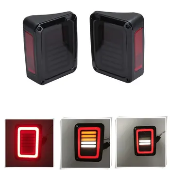 US Version DOT Approved LED Smoked Tail Lights Brake Reverse Turn Signal Light Rear Back Up for 2007-2017 Jeep Wrangler JK
US Version DOT Approved LED Smoked Tail Lights Brake Reverse Turn Signal Light Rear Back Up for 2007-2017 Jeep Wrangler JK