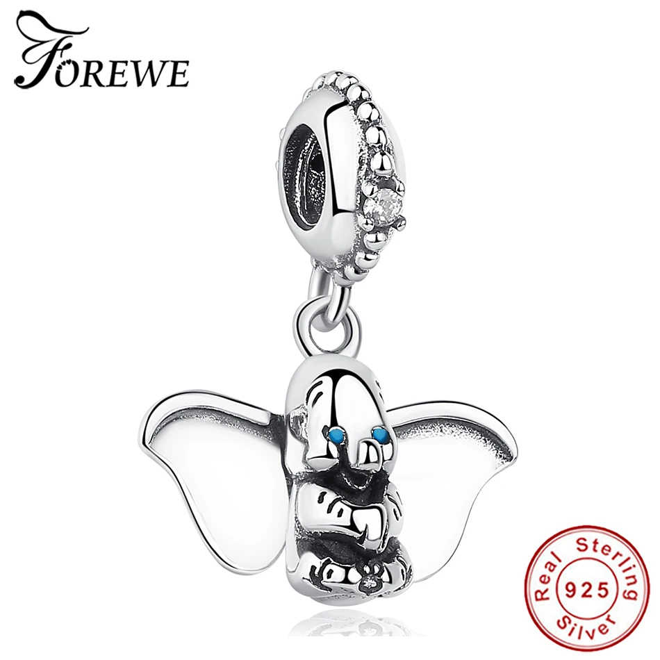 Authentic 925 Sterling Silver Bead Charms Cute Elephant Dumbo Pendant Charm Fit Original Pandora Bracelet Necklace DIY Jewelry
Authentic 925 Sterling Silver Bead Charms Cute Elephant Dumbo Pendant Charm Fit Original Pandora Bracelet Necklace DIY Jewelry