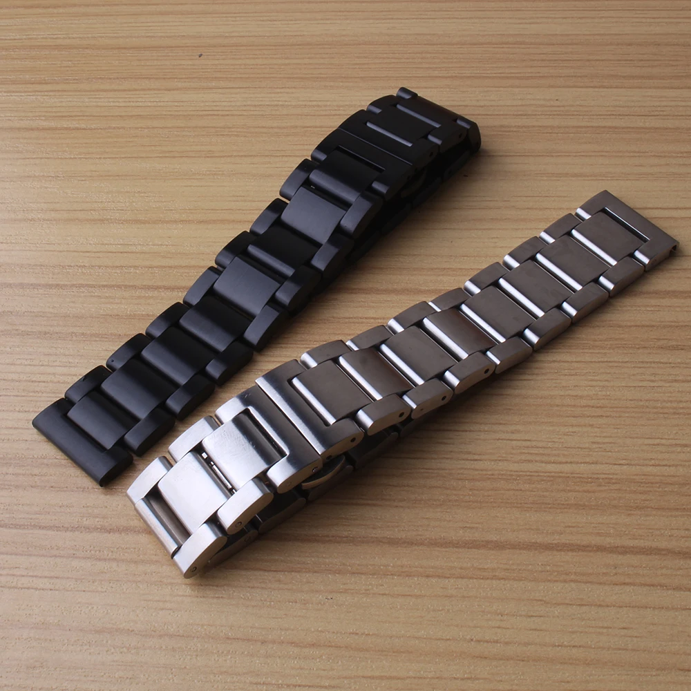 Matte Stainless STEEL bracelet watchband Butterfly buckle watch straps wristwatches band black silver 18 20 22 24mm FOR Gear S3
Matte Stainless STEEL bracelet watchband Butterfly buckle watch straps wristwatches band black silver 18 20 22 24mm FOR Gear S3
